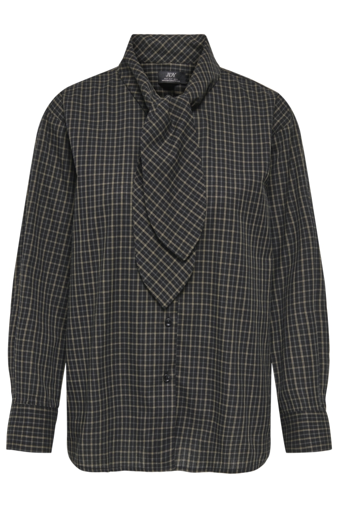 Jacqueline de Yong zwarte dames blouse | Vooraanzicht