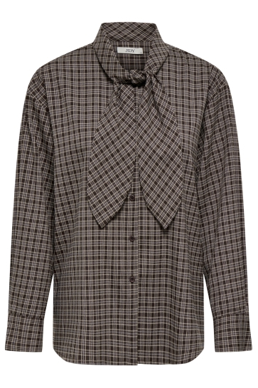 Jacqueline de Yong jdyvilda l/s scarf shirt wvn noos Bruin