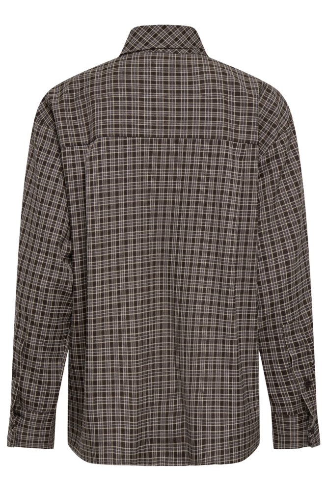 Jacqueline de Yong bruine dames blouse | Achteraanzicht