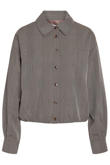 Noisy may Blouse NMWERA L/S BUBBLE SHIRT TLR 27038519 Coconut/WINDSOR WI