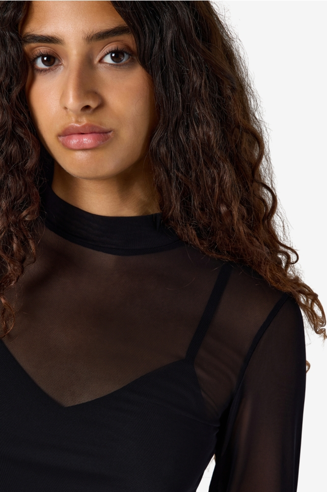 Noisy may zwarte dames t-shirt | Close up