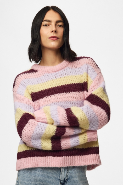 Pieces roze dames trui | Model