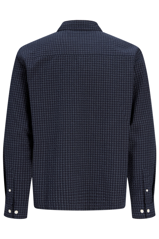 Jack & Jones blauwe heren overhemd | Vooraanzicht