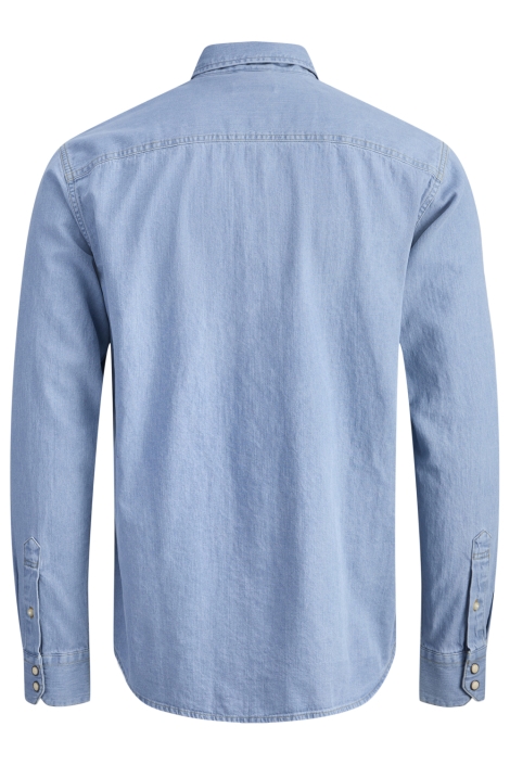 Jack & Jones blauwe heren blouse | Achteraanzicht