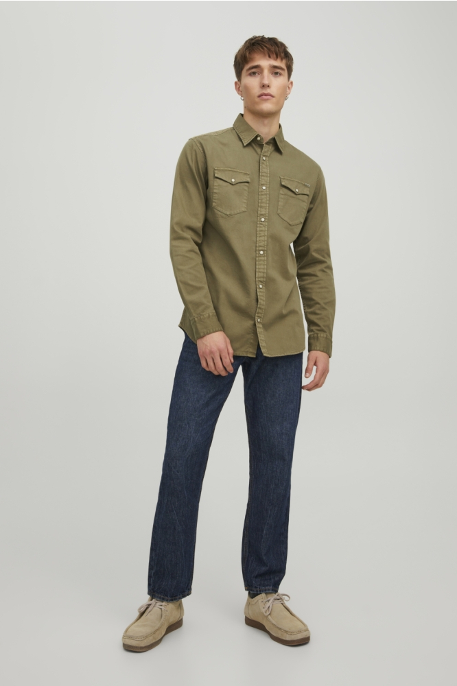 Jack & Jones groene heren blouse | Model