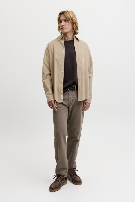 Jack & Jones beige heren blouse | Model