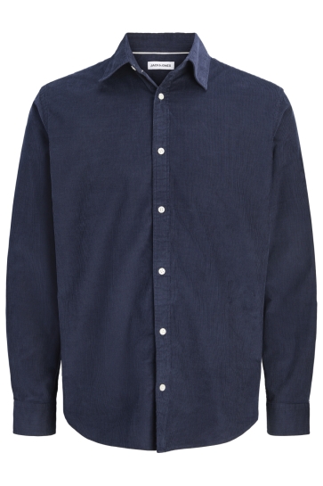 Jack & Jones Blouse JJEFIELD CORD SHIRT LS SN 12298525 Navy Blazer