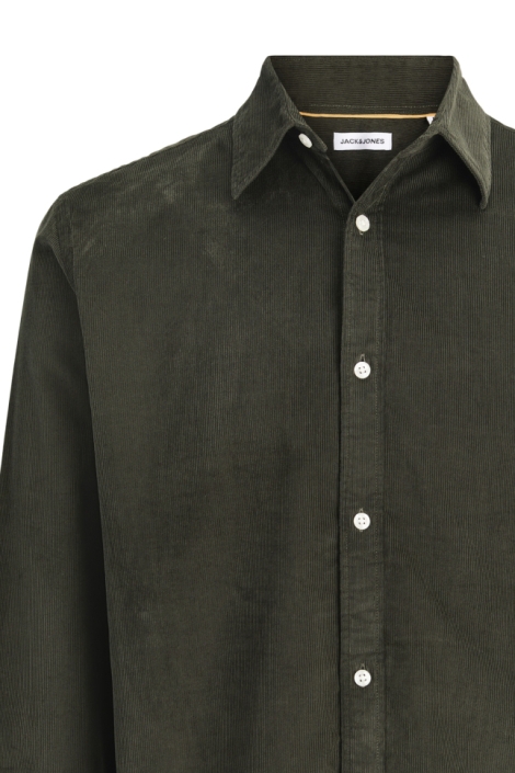 Jack & Jones groene heren blouse | Close up