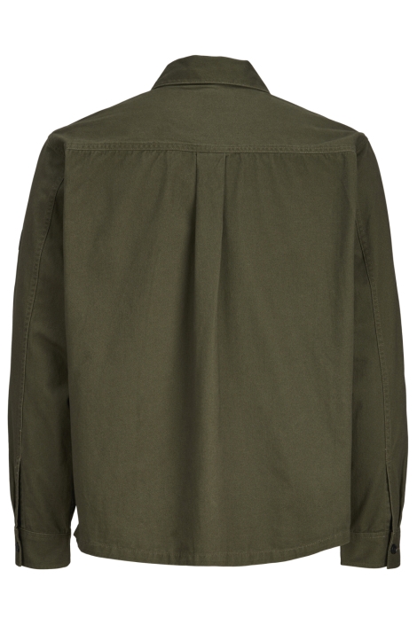 Jack & Jones groene heren overhemd | Achteraanzicht