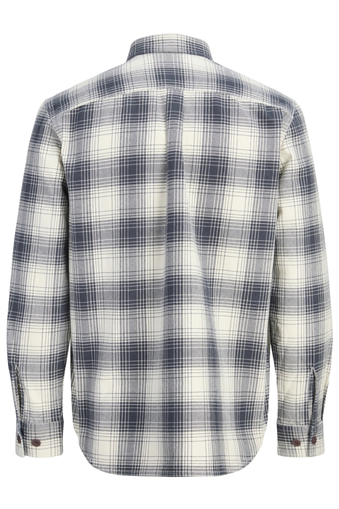 Jack & Jones blauwe heren overhemd | Achteraanzicht