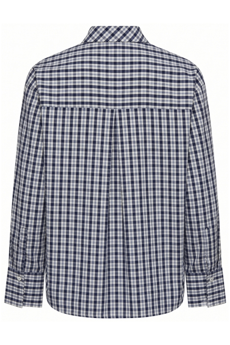 Only blauwe dames blouse | Achteraanzicht