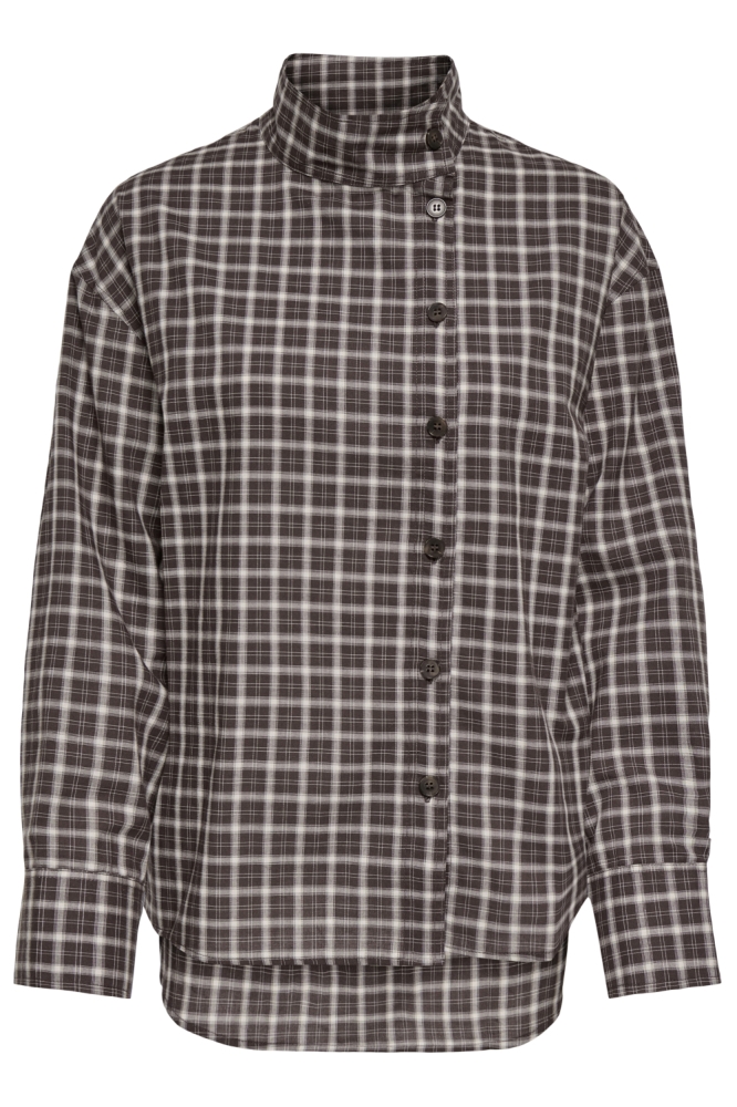 Only bruine dames blouse | Vooraanzicht