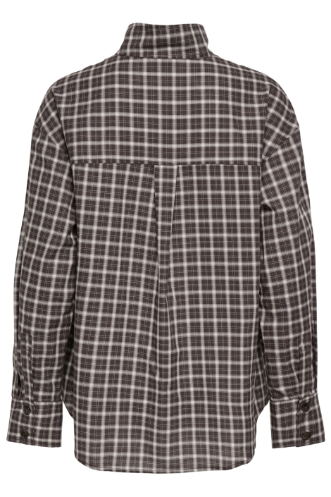 Only bruine dames blouse | Achteraanzicht