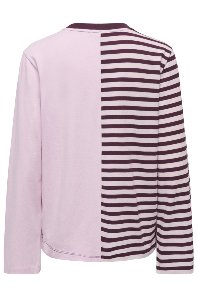 Only roze dames t-shirt | Achteraanzicht