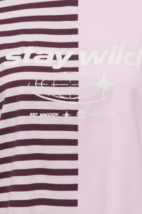 Only roze dames t-shirt | Kleurstaal