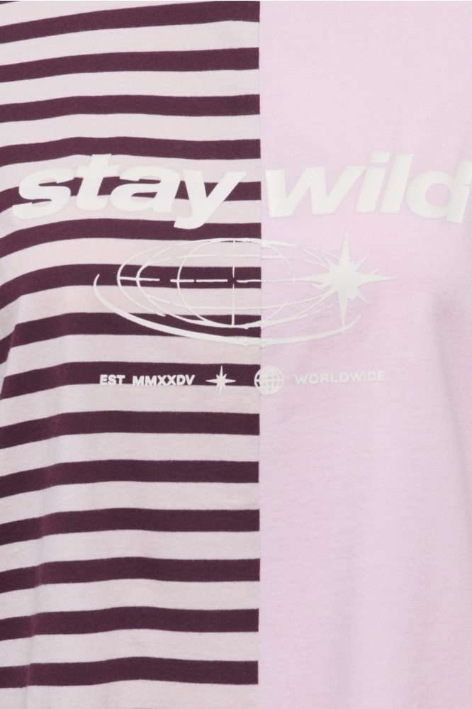 Only roze dames t-shirt | Kleurstaal