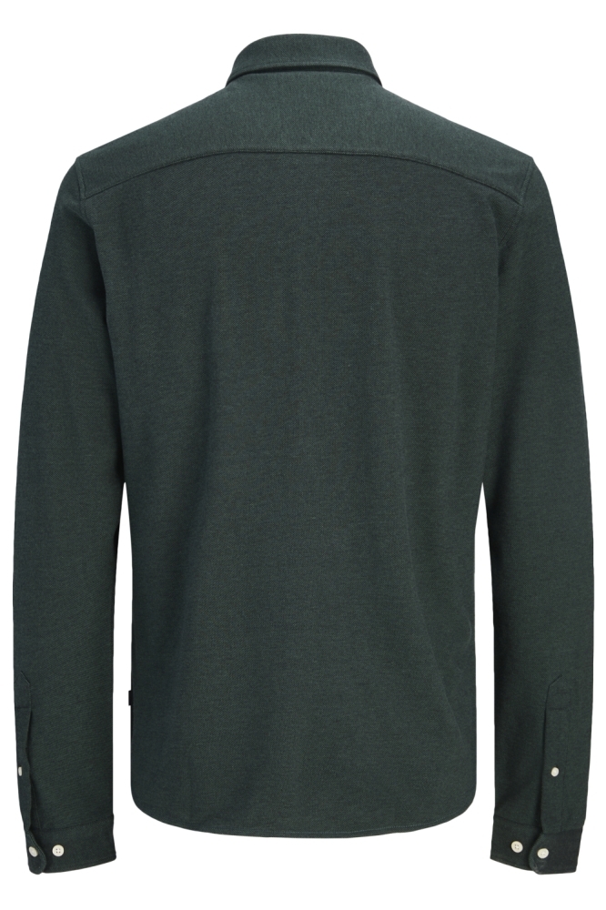 Jack & Jones groene heren overhemd | Achteraanzicht