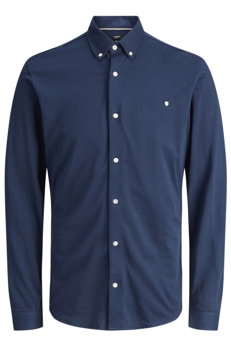 Jack & Jones blauwe heren overhemd | Vooraanzicht