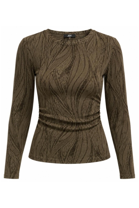 Jacqueline de Yong groene dames top | Vooraanzicht