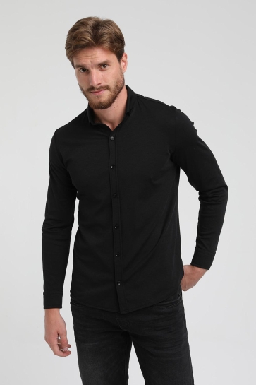 Gabbiano Overhemd PREMIUM SHIRT 333510 BLACK