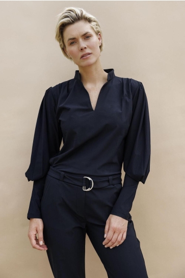 Maicazz DIEKE BLOUSE BAS T20 0170 BLACK