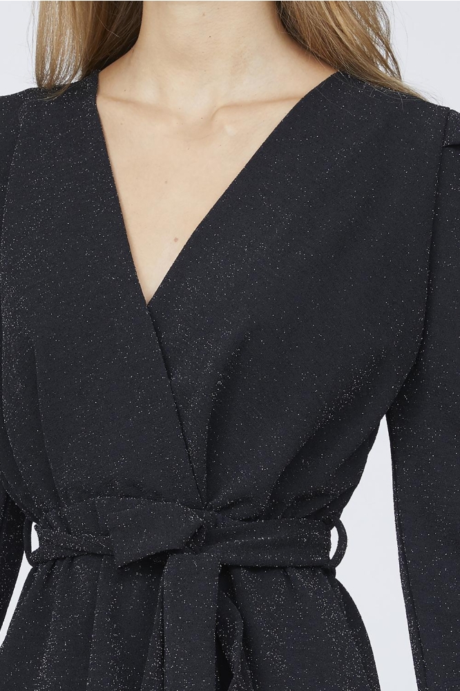 SisterS point zwarte dames t-shirt | Close up