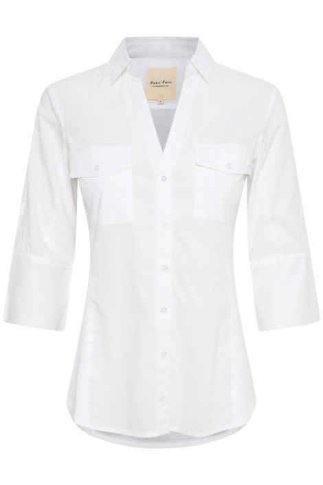 Part Two witte dames blouse | Vooraanzicht