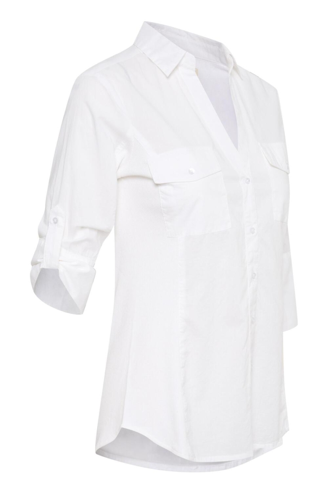Part Two witte dames blouse | Zijaanzicht