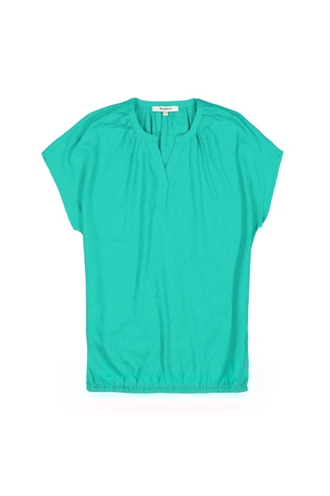 Garcia groene dames blouse | Vooraanzicht