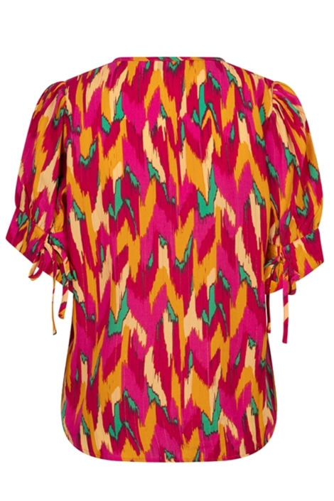 Lofty Manner roze dames blouse | Achteraanzicht