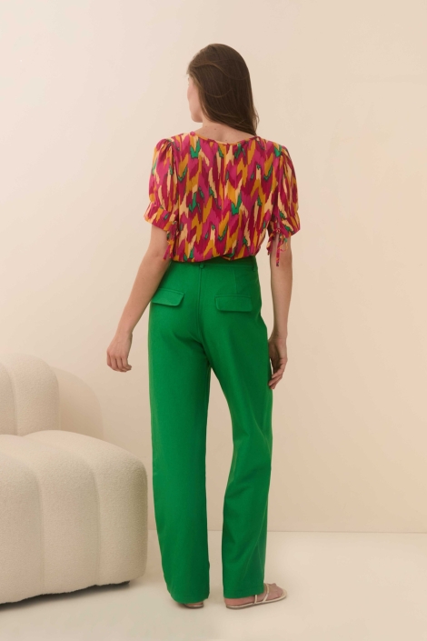 Lofty Manner roze dames blouse | Model