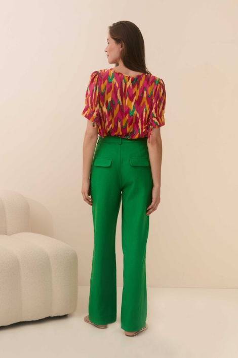 Lofty Manner roze dames blouse | Model