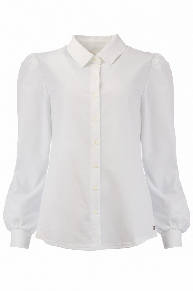 TQ Amsterdam witte dames blouse | Vooraanzicht