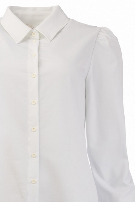 TQ Amsterdam witte dames blouse | Close up