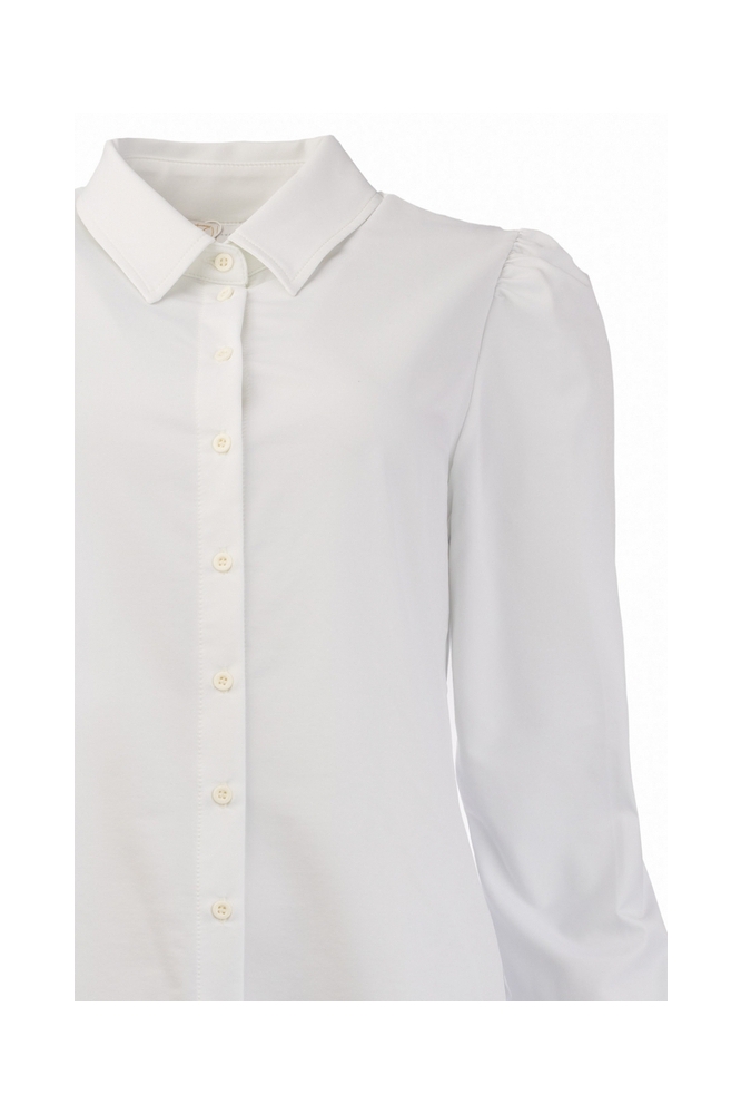 TQ Amsterdam witte dames blouse | Close up