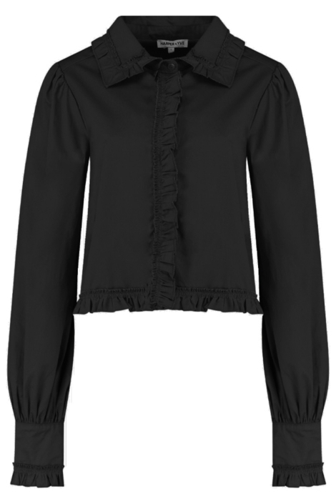 Harper & Yve zwarte dames blouse | 