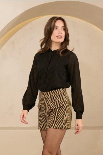 Lofty Manner Blouse BLOUSE ESMESE QI08 1 Black