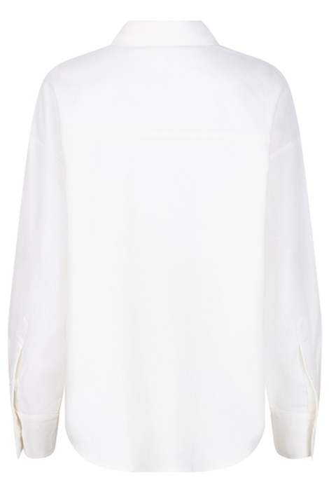Lofty Manner witte dames blouse | Achteraanzicht