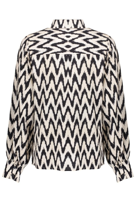 Geisha beige dames blouse | Achteraanzicht