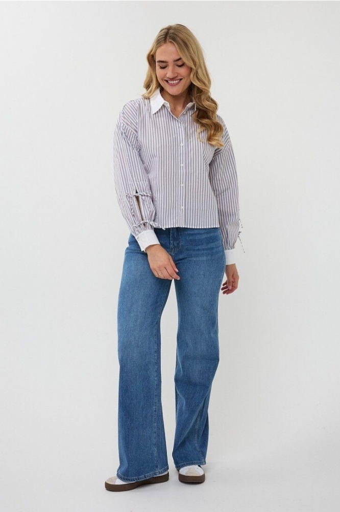 EsQualo witte dames blouse | Model