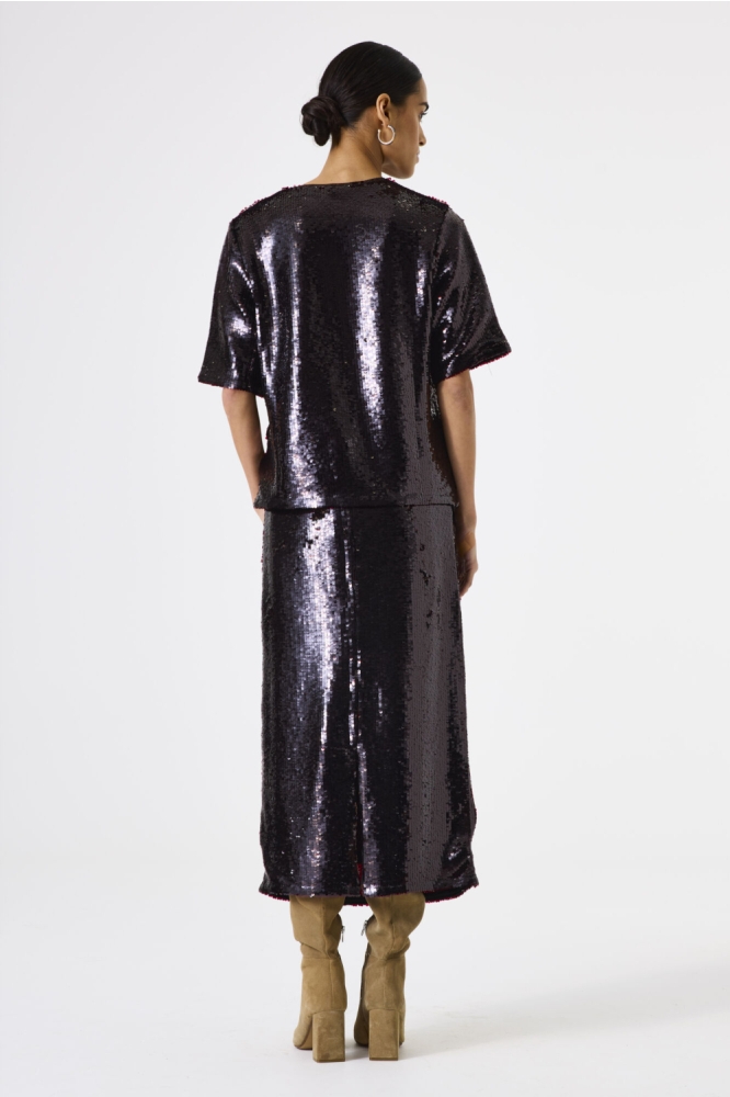 Garcia bordeaux dames t-shirt | Model