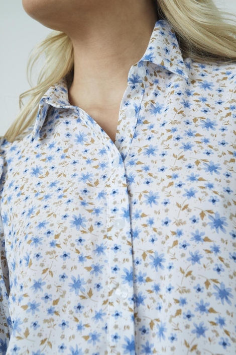 SisterS point witte dames blouse | Close up