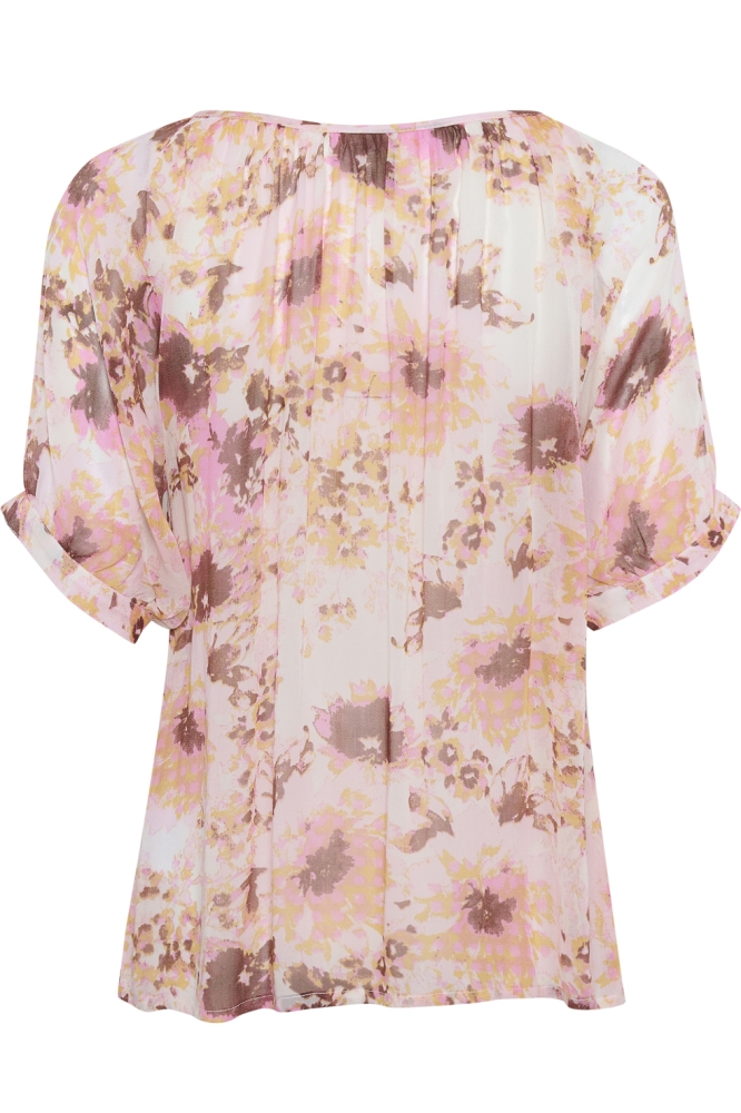 Part Two roze dames blouse | Achteraanzicht