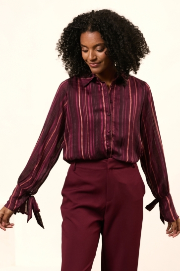 Lofty Manner Blouse BLOUSE METTE QK08 folk print