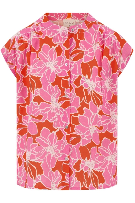 Zusss roze dames blouse | Vooraanzicht