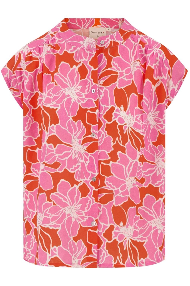 Zusss roze dames blouse | Vooraanzicht