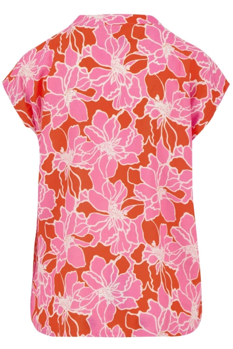 Zusss roze dames blouse | Achteraanzicht