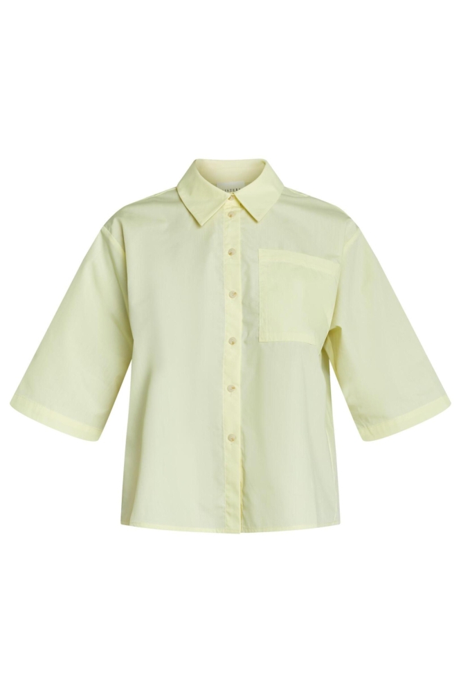 SisterS point gele dames blouse | Vooraanzicht