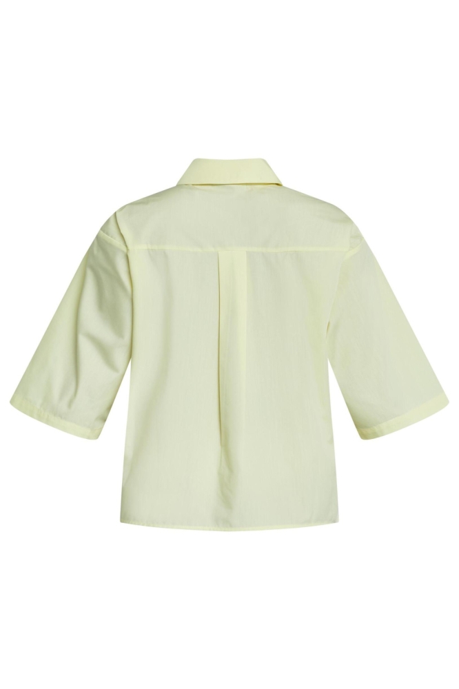 SisterS point gele dames blouse | Achteraanzicht