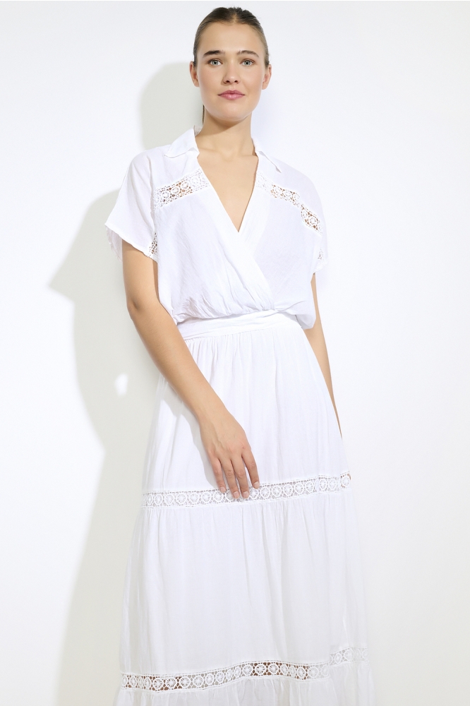 LolaLiza witte dames t-shirt | Model